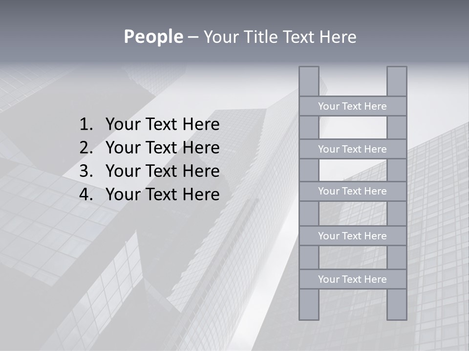 Skyscraper High Roof PowerPoint Template