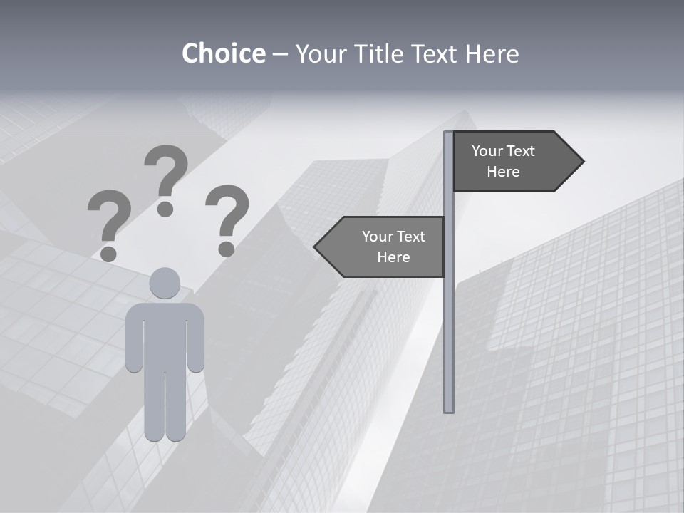 Skyscraper High Roof PowerPoint Template
