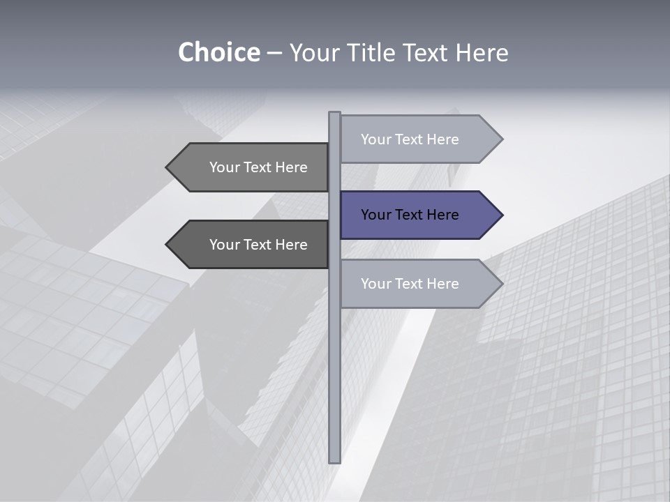 Skyscraper High Roof PowerPoint Template