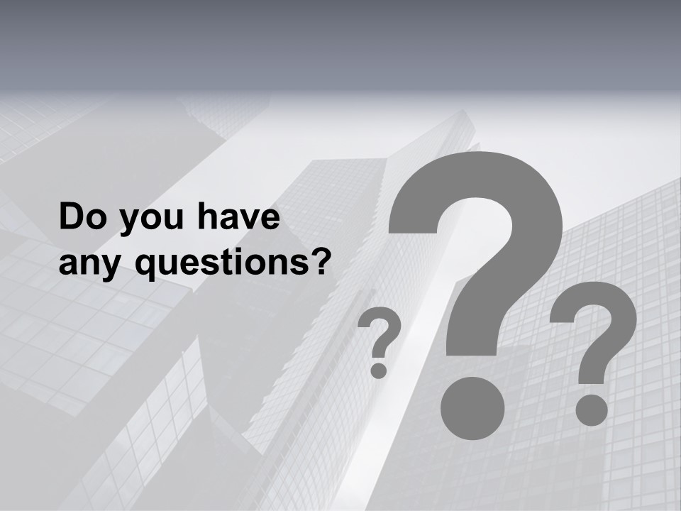 Skyscraper High Roof PowerPoint Template