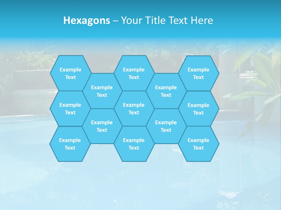 Reflection Decorative Water PowerPoint Template