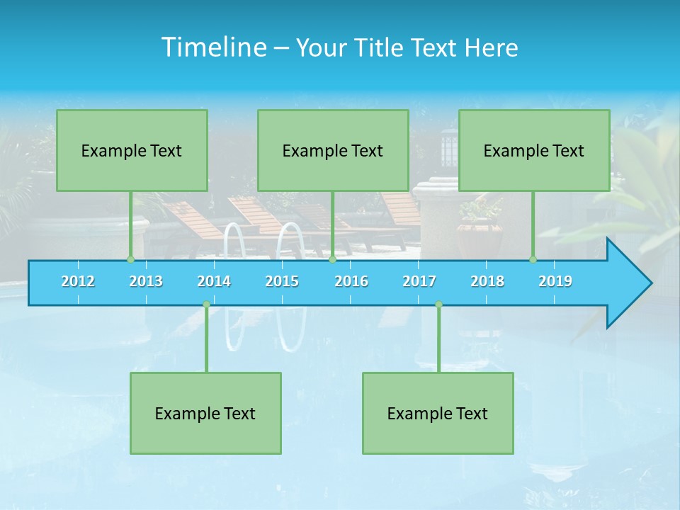 Reflection Decorative Water PowerPoint Template