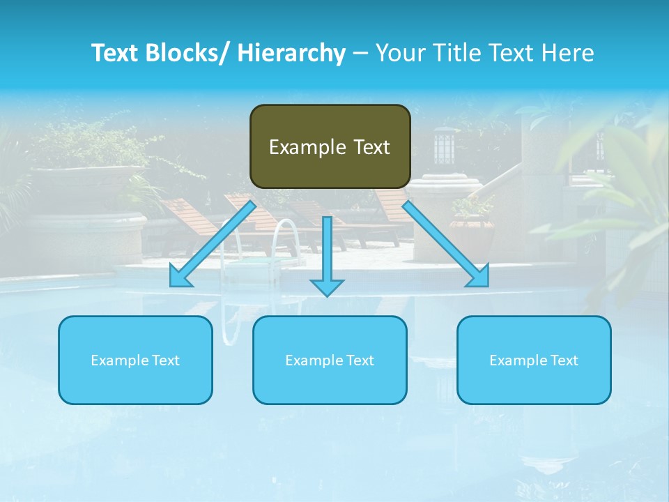 Reflection Decorative Water PowerPoint Template