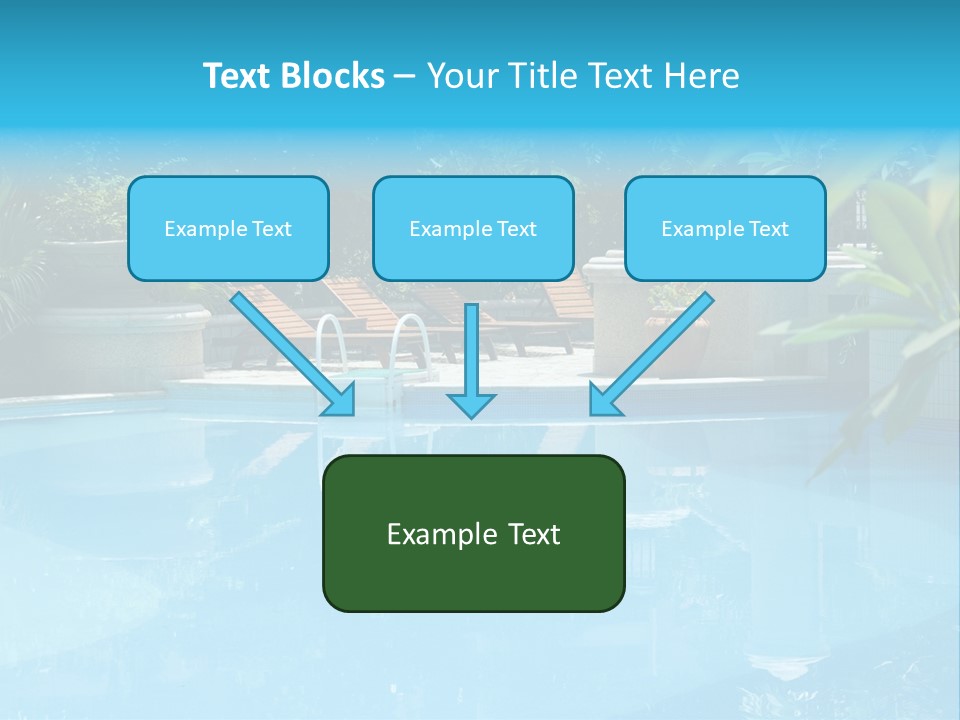 Reflection Decorative Water PowerPoint Template