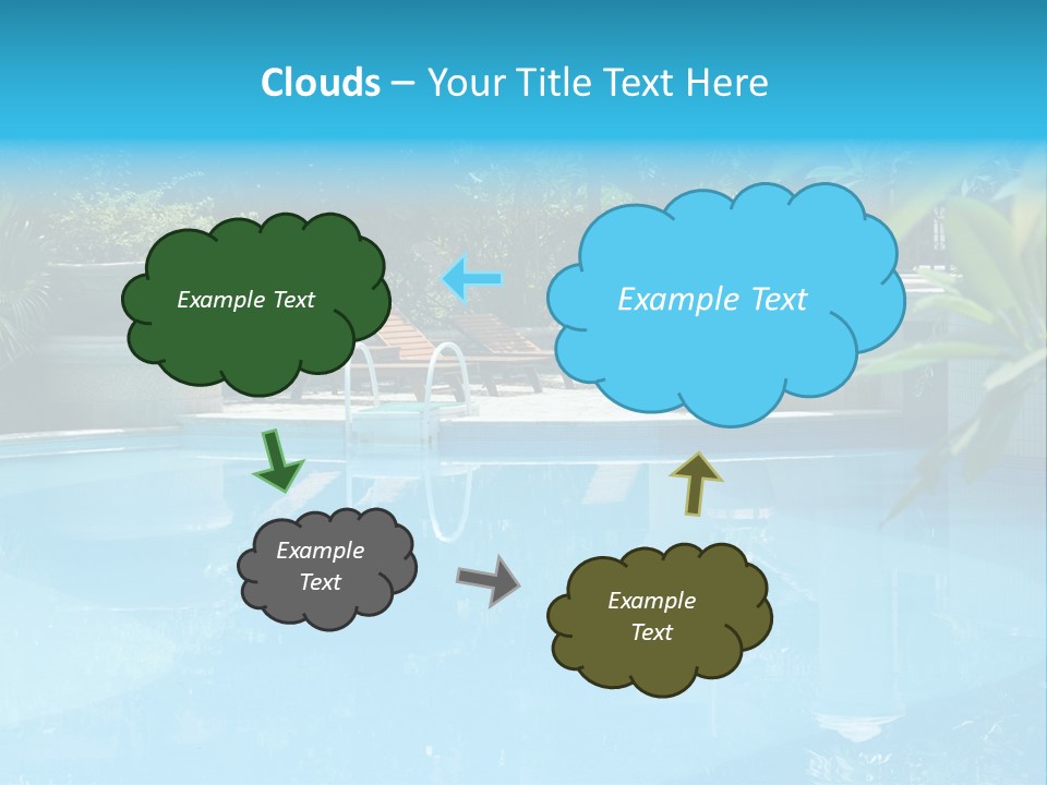 Reflection Decorative Water PowerPoint Template