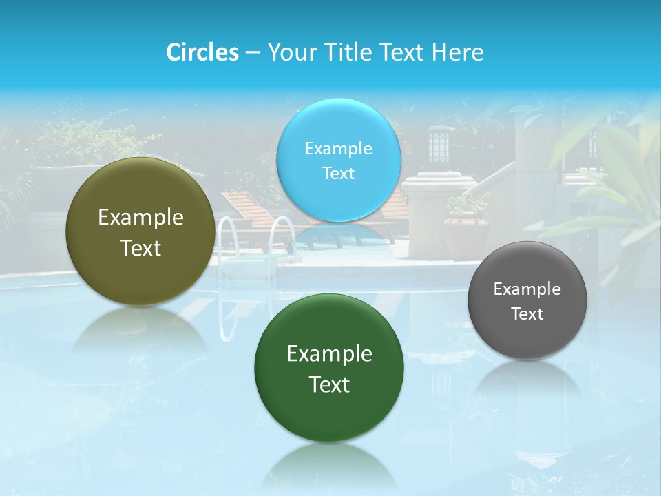 Reflection Decorative Water PowerPoint Template