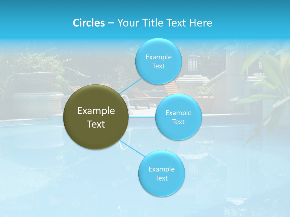 Reflection Decorative Water PowerPoint Template