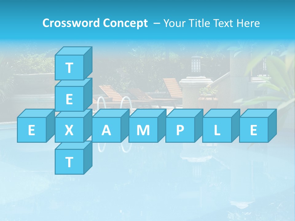 Reflection Decorative Water PowerPoint Template