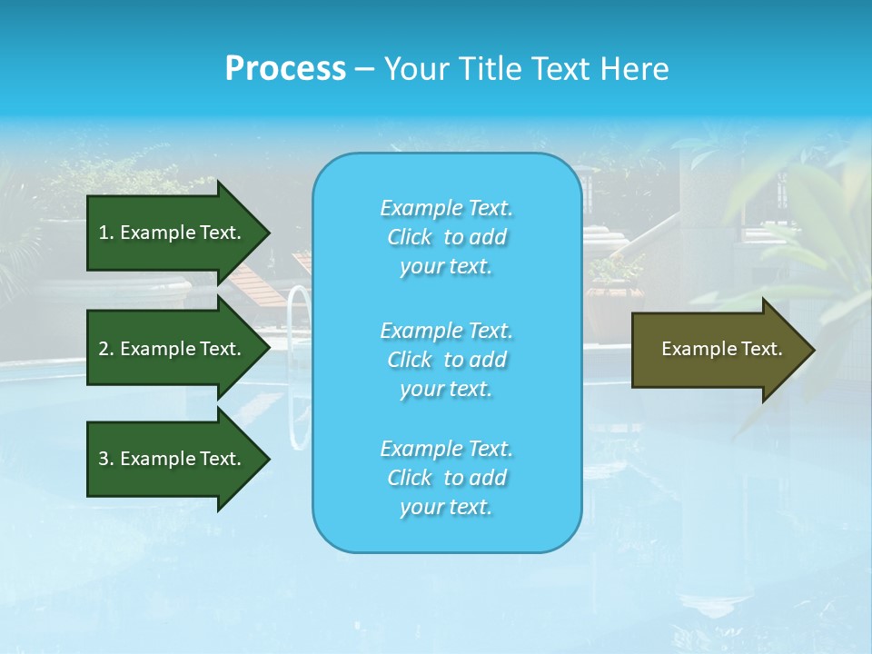Reflection Decorative Water PowerPoint Template