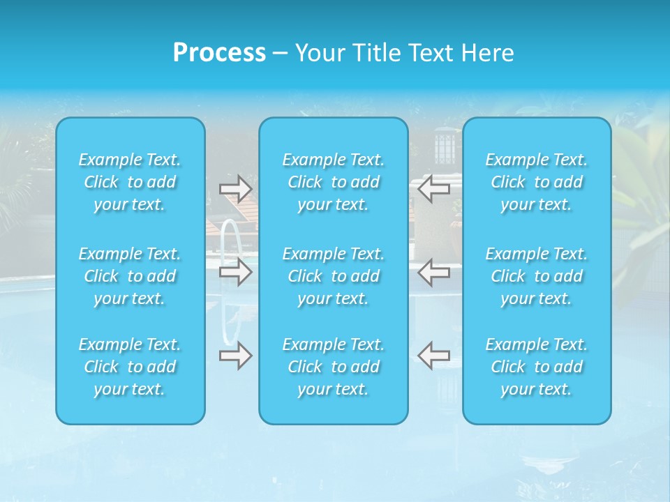 Reflection Decorative Water PowerPoint Template