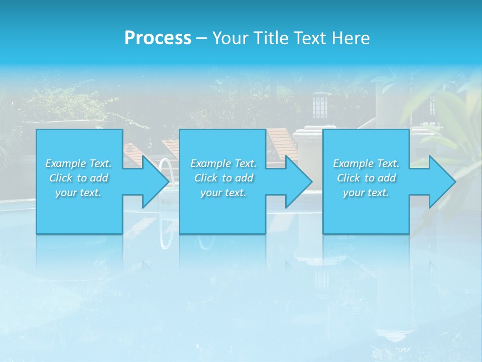 Reflection Decorative Water PowerPoint Template
