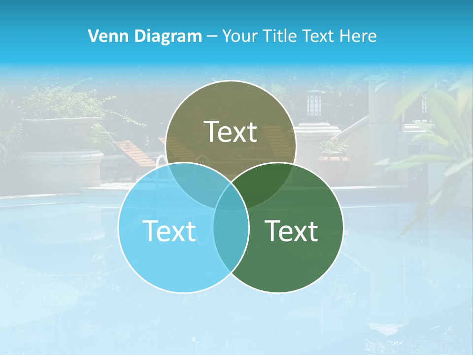 Reflection Decorative Water PowerPoint Template