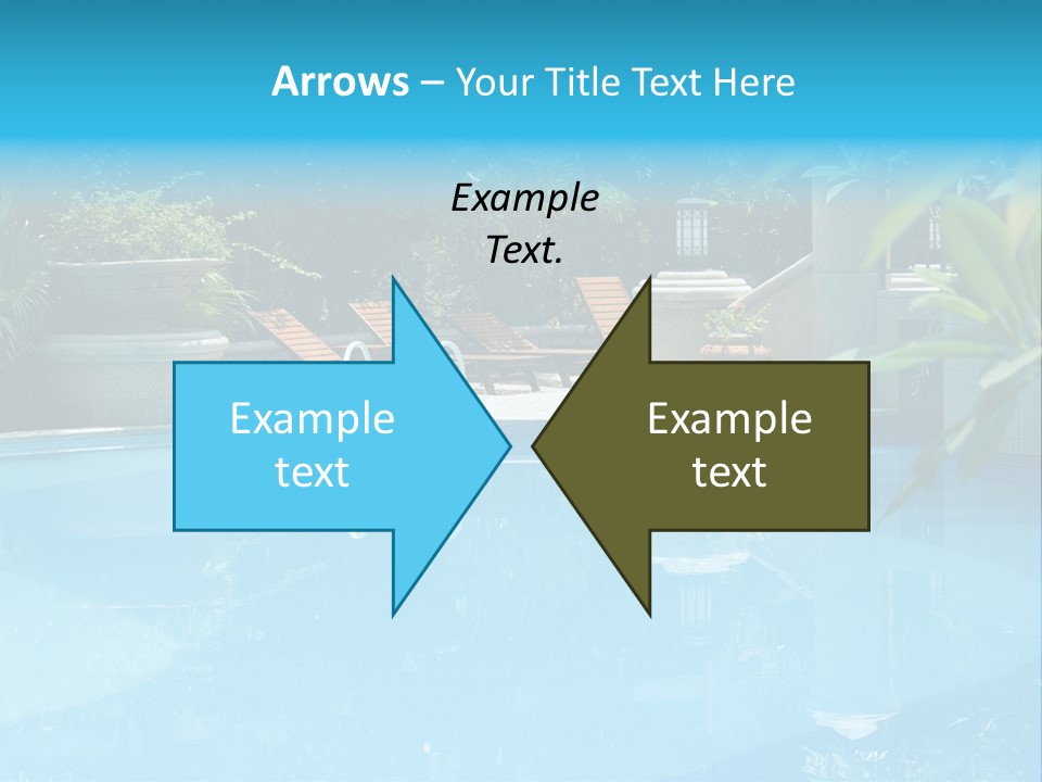 Reflection Decorative Water PowerPoint Template