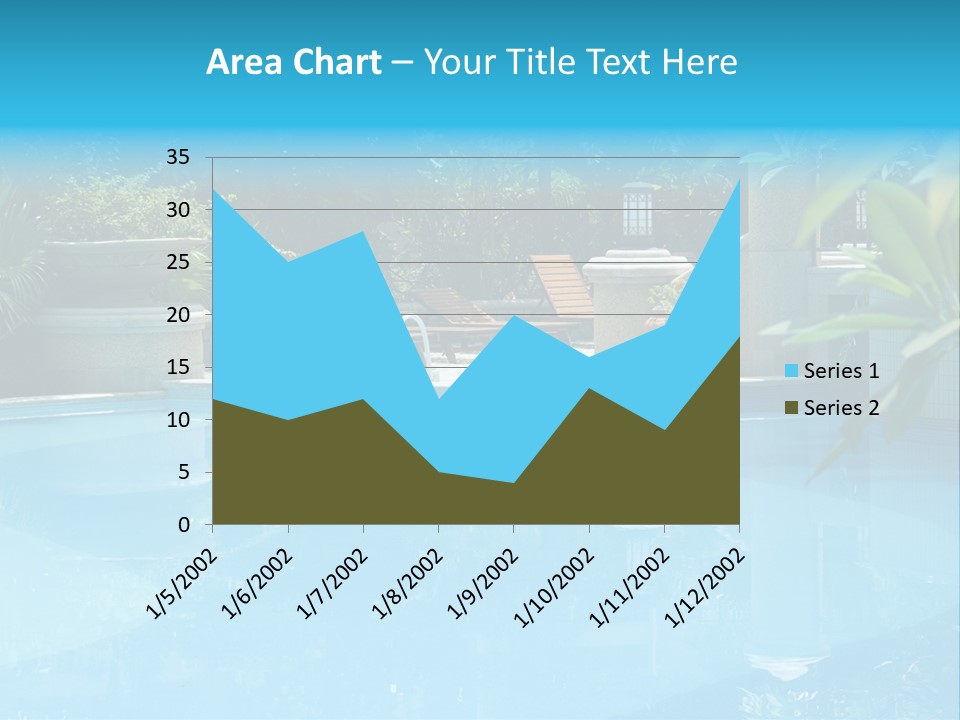 Reflection Decorative Water PowerPoint Template