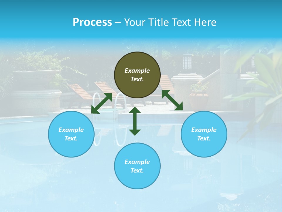 Reflection Decorative Water PowerPoint Template