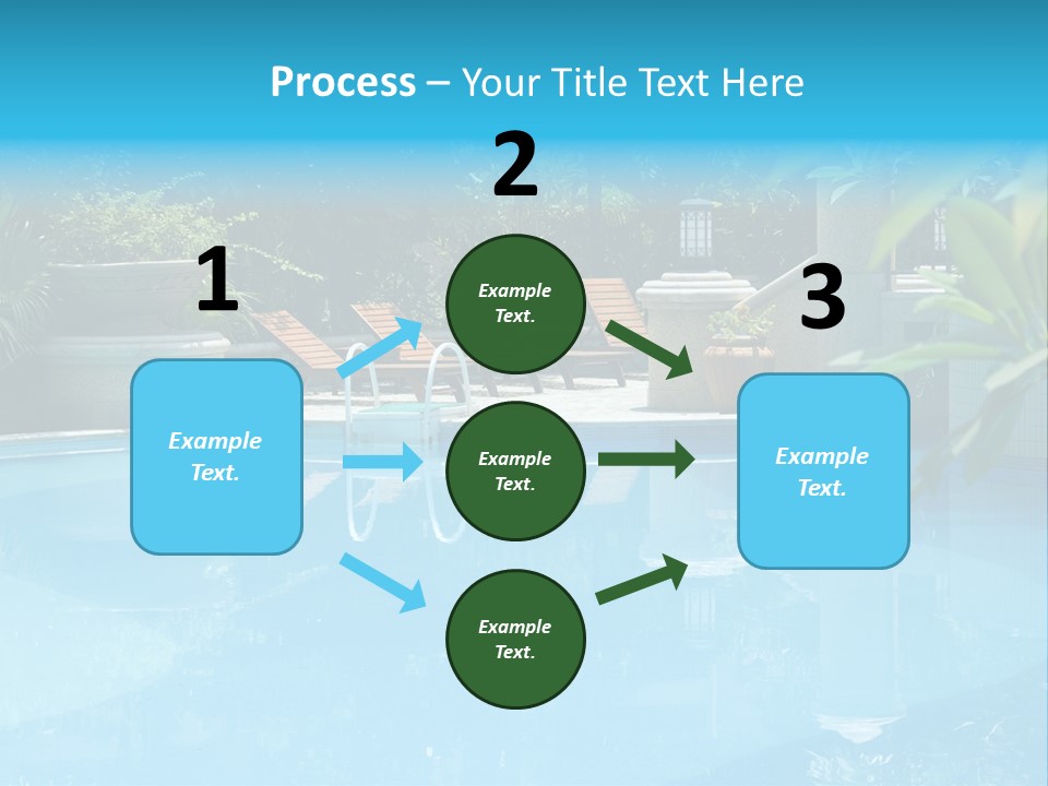 Reflection Decorative Water PowerPoint Template