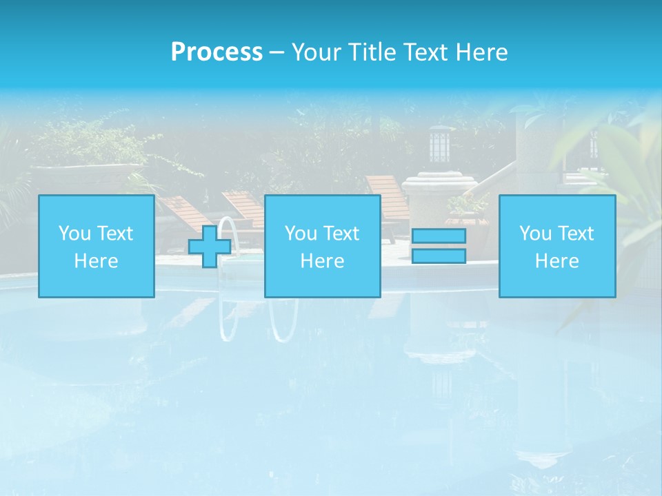 Reflection Decorative Water PowerPoint Template