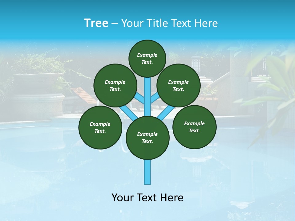 Reflection Decorative Water PowerPoint Template