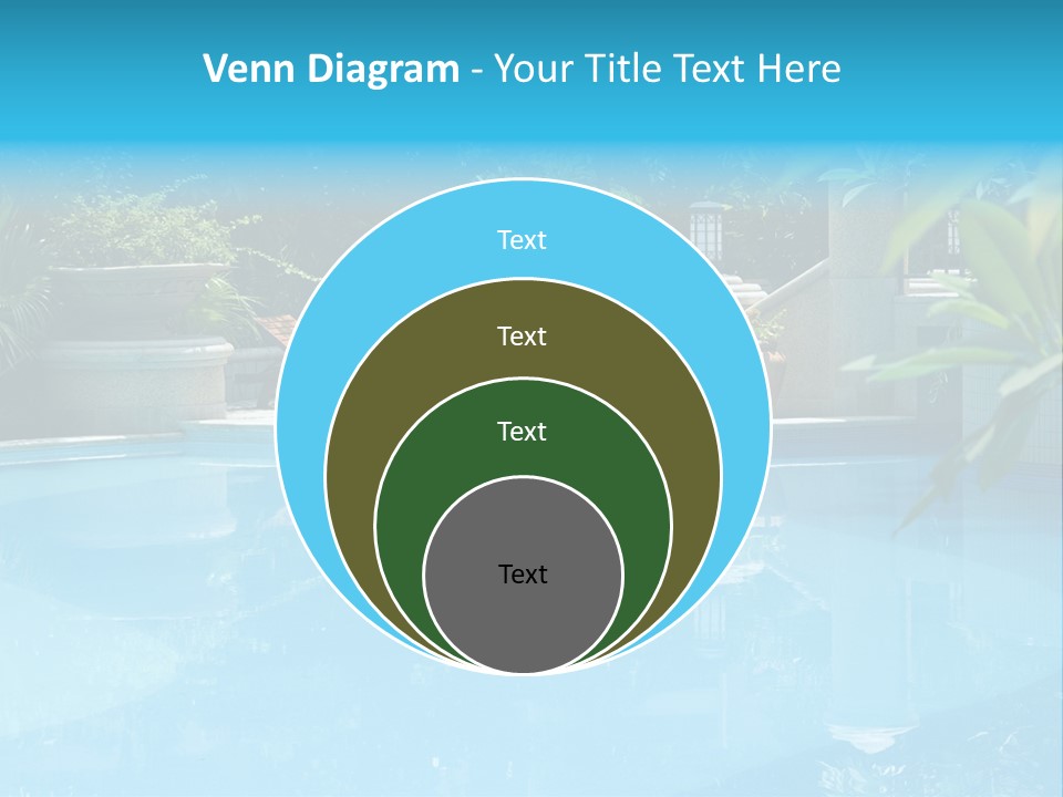 Reflection Decorative Water PowerPoint Template