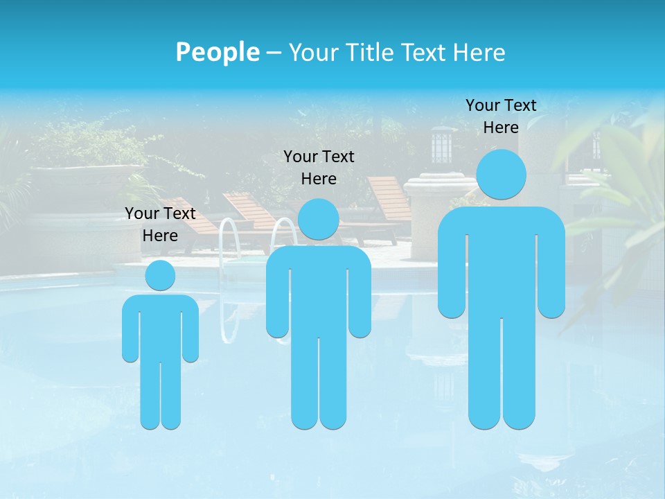 Reflection Decorative Water PowerPoint Template