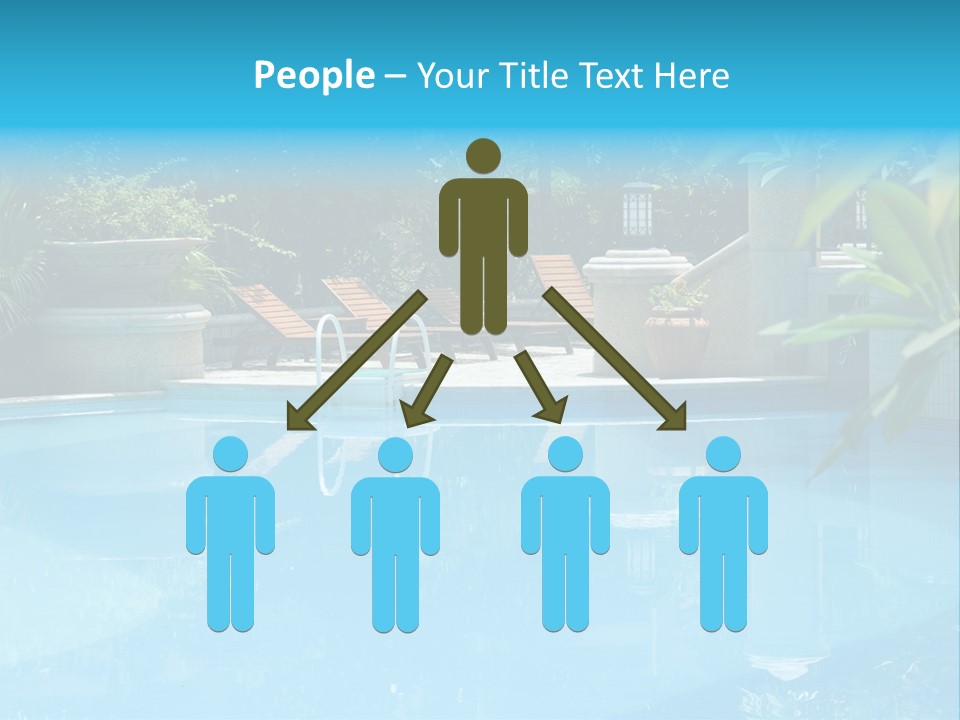 Reflection Decorative Water PowerPoint Template