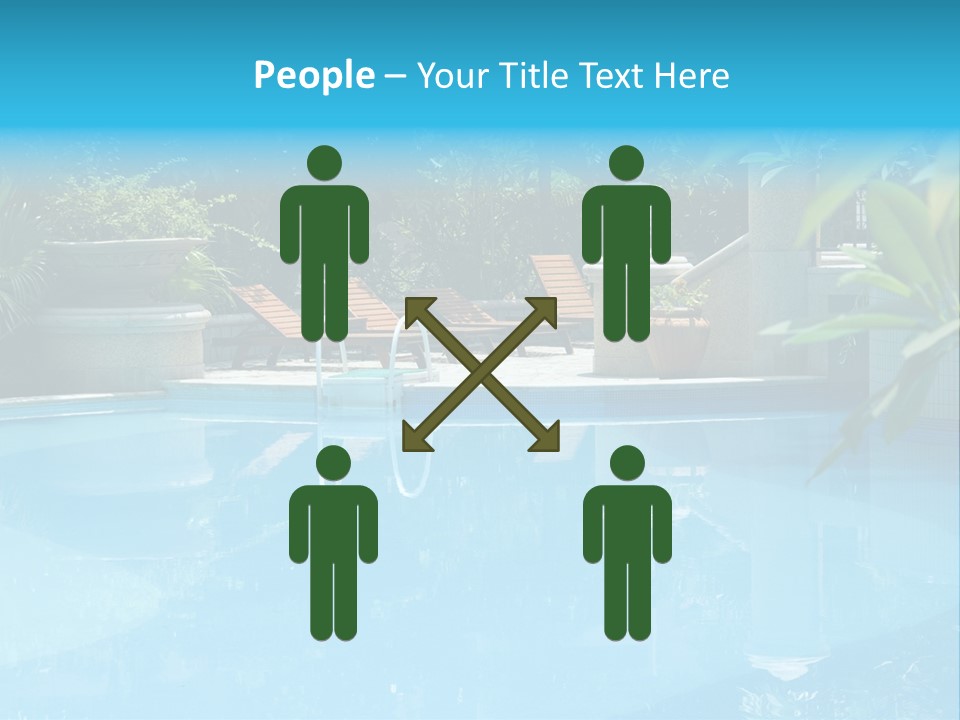 Reflection Decorative Water PowerPoint Template