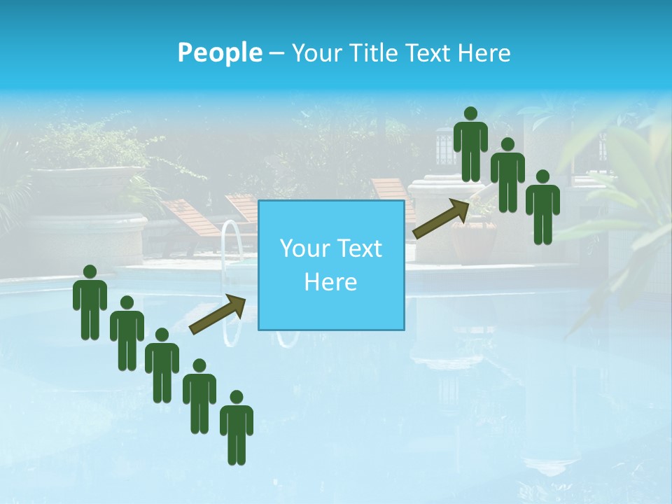 Reflection Decorative Water PowerPoint Template