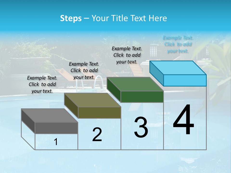 Reflection Decorative Water PowerPoint Template