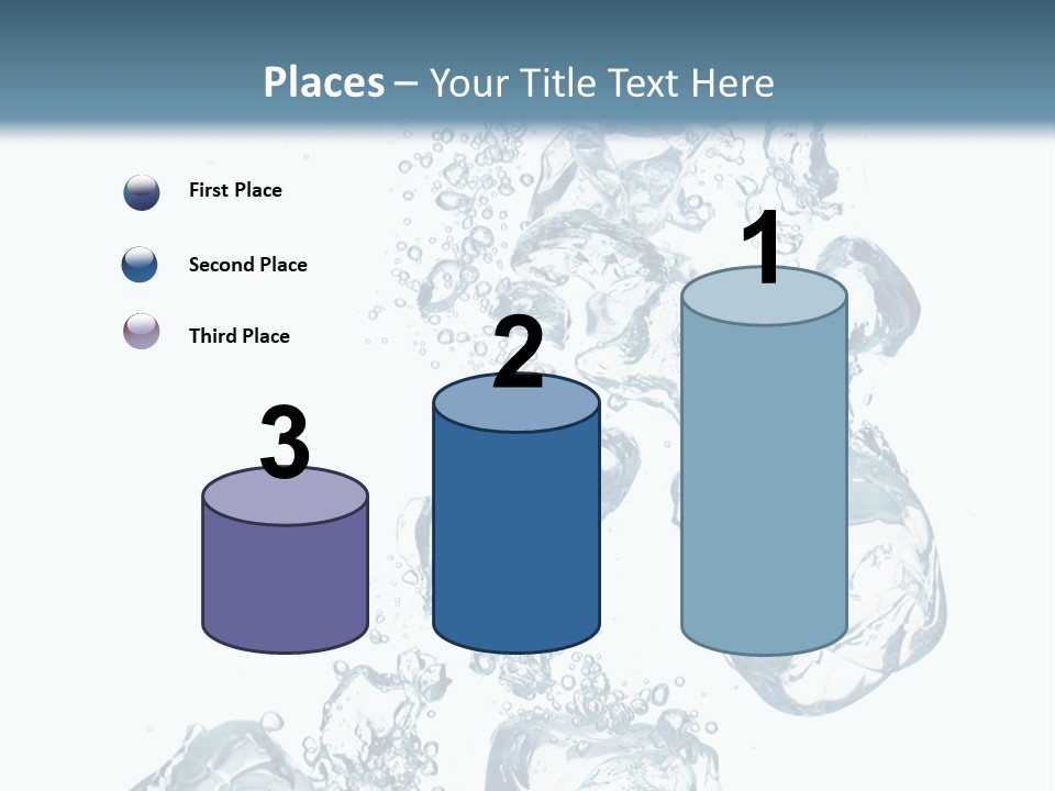 Pure Ice Particle PowerPoint Template