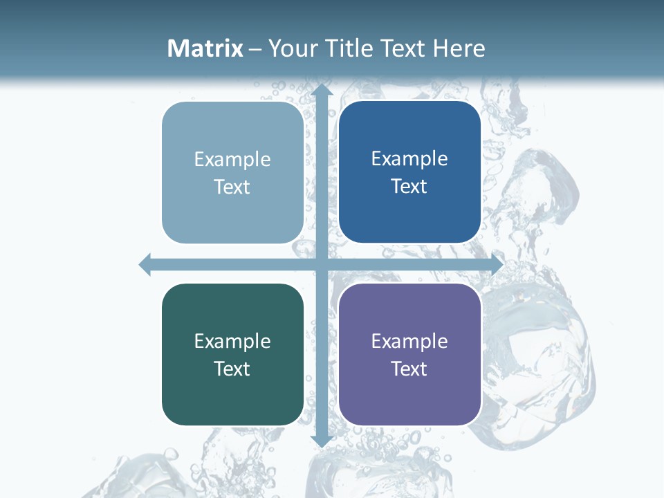 Pure Ice Particle PowerPoint Template