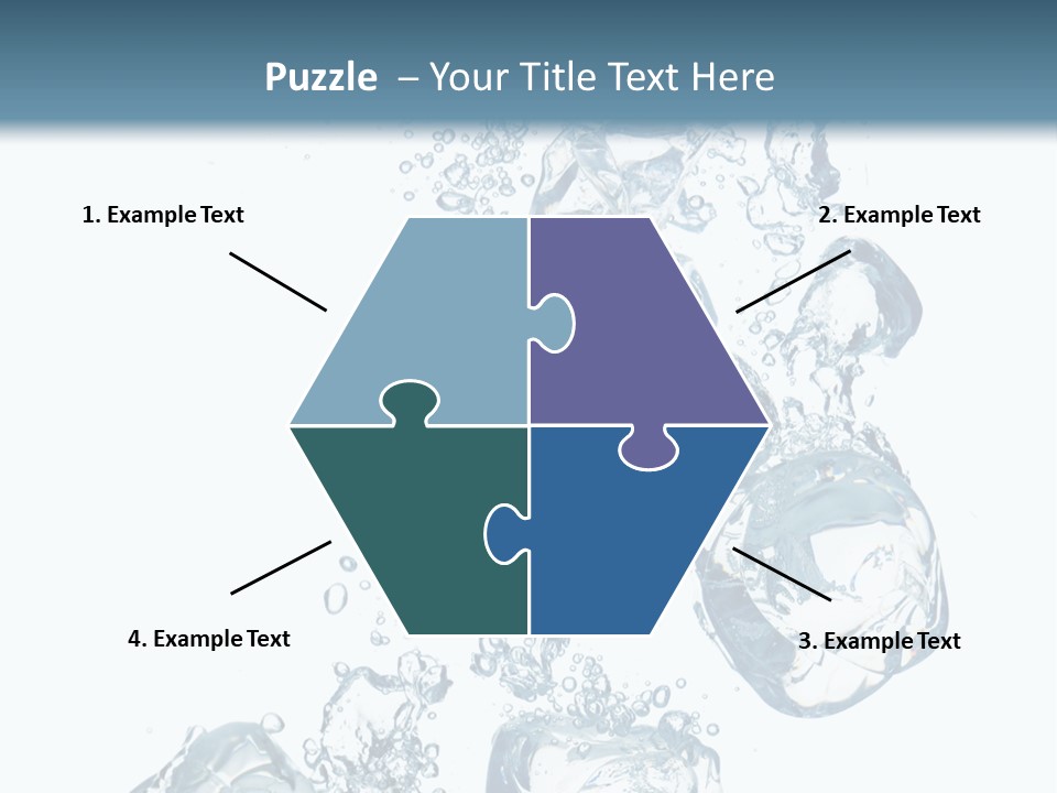 Pure Ice Particle PowerPoint Template