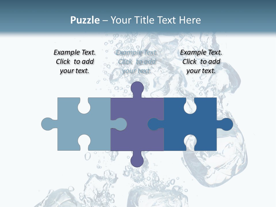 Pure Ice Particle PowerPoint Template