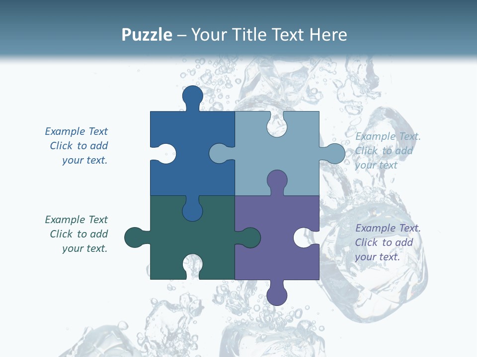 Pure Ice Particle PowerPoint Template