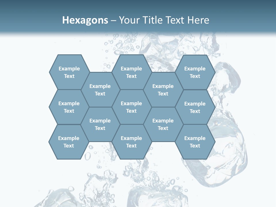 Pure Ice Particle PowerPoint Template