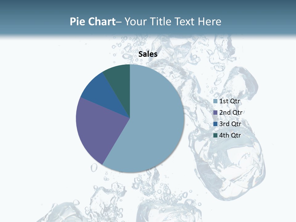 Pure Ice Particle PowerPoint Template