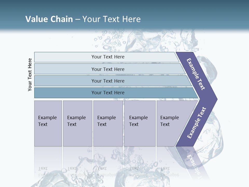 Pure Ice Particle PowerPoint Template