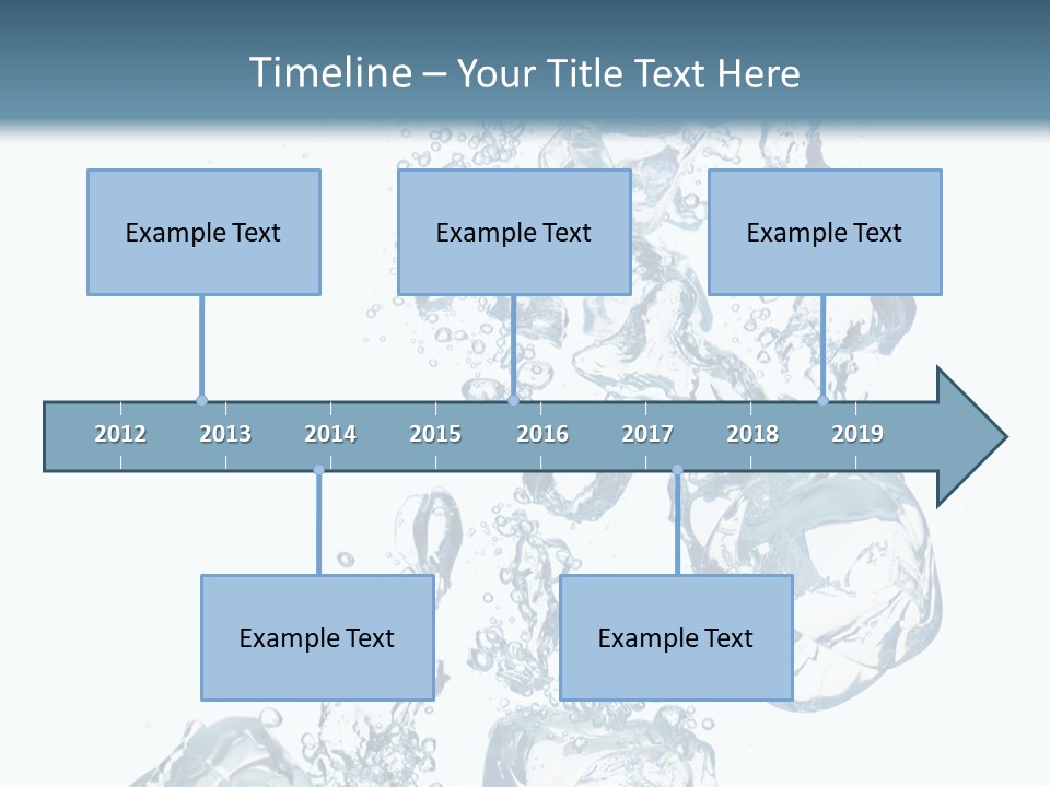 Pure Ice Particle PowerPoint Template