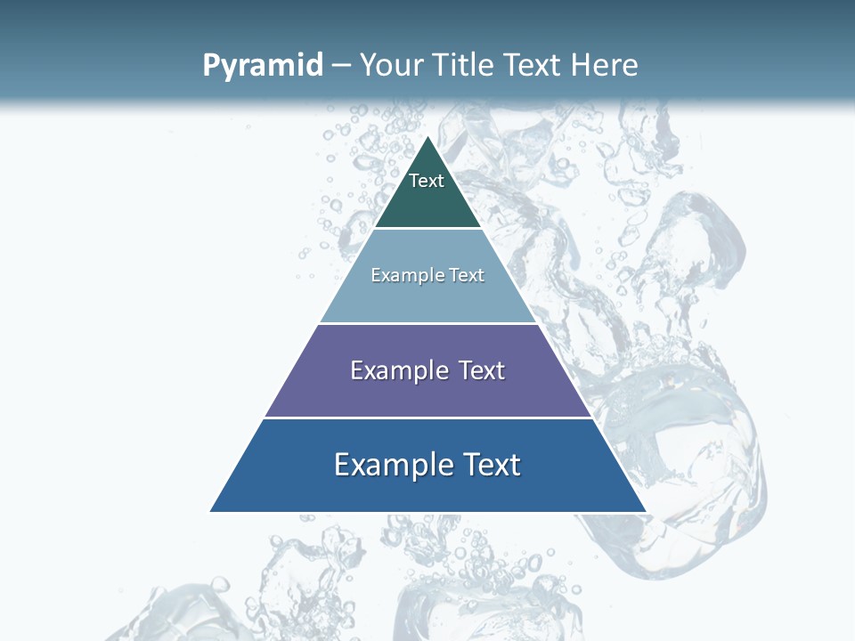 Pure Ice Particle PowerPoint Template
