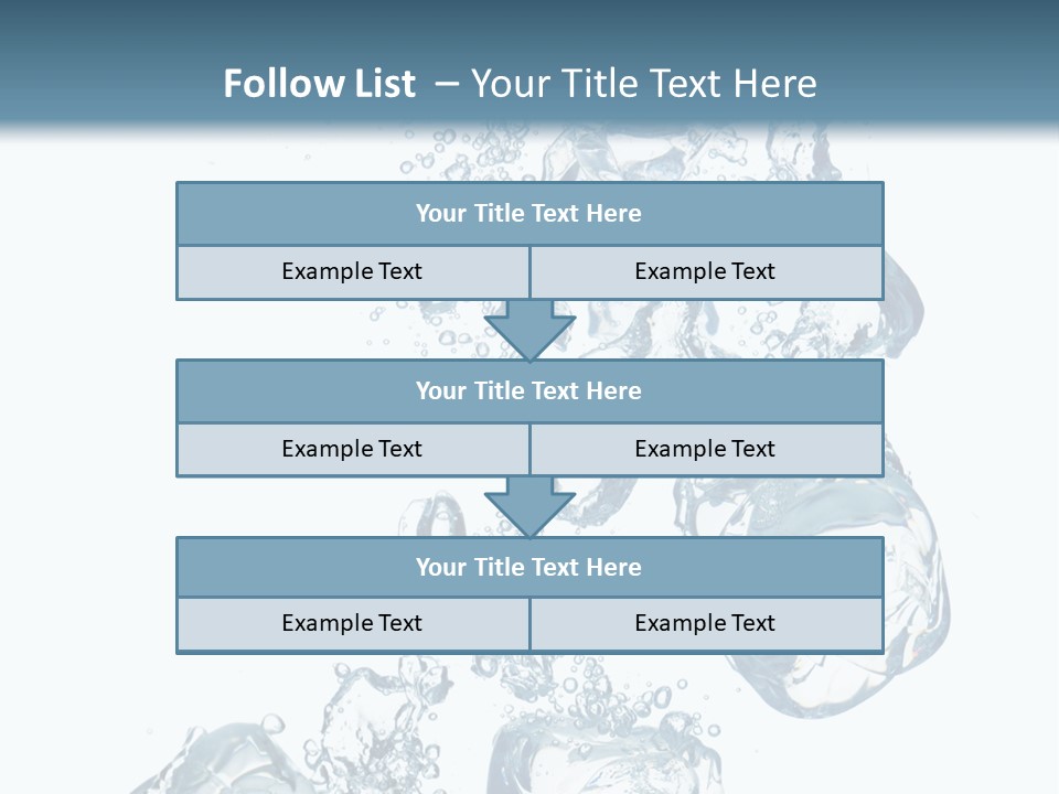 Pure Ice Particle PowerPoint Template