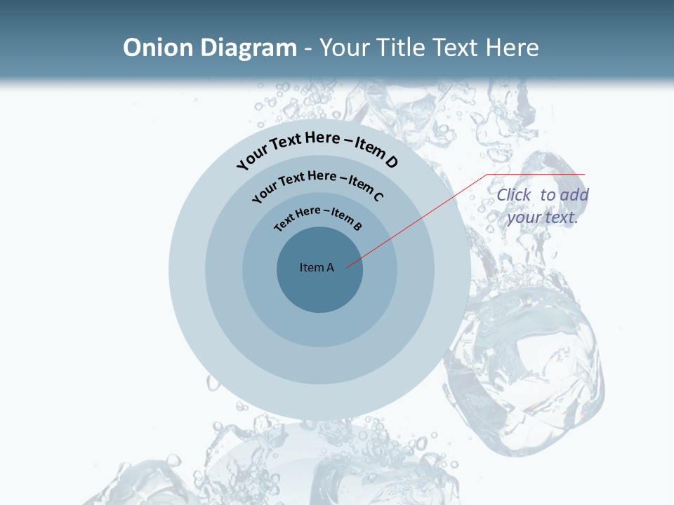 Pure Ice Particle PowerPoint Template
