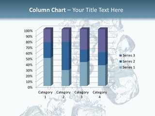 Pure Ice Particle PowerPoint Template