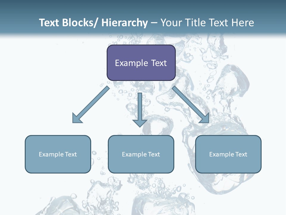 Pure Ice Particle PowerPoint Template
