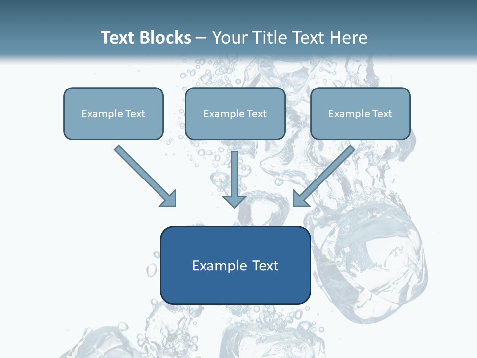 Pure Ice Particle PowerPoint Template