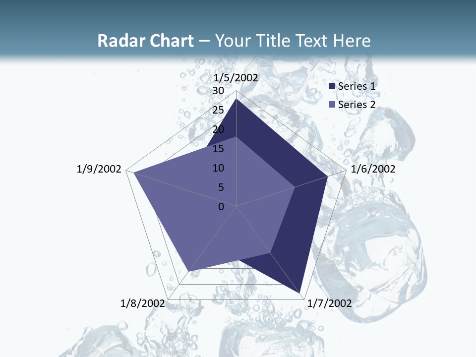 Pure Ice Particle PowerPoint Template