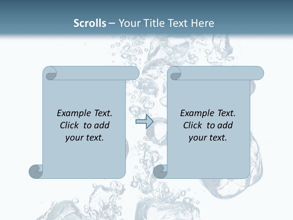 Pure Ice Particle PowerPoint Template