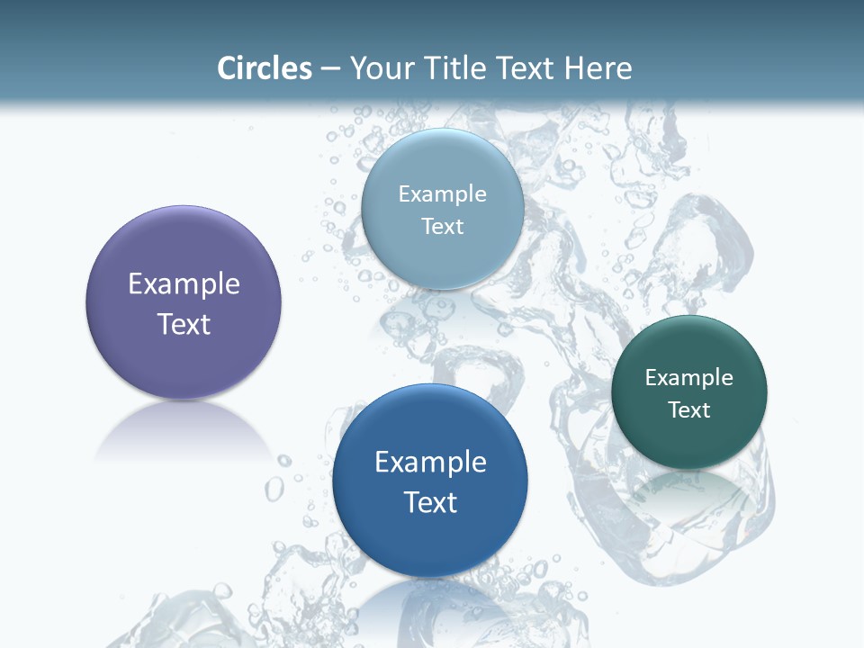 Pure Ice Particle PowerPoint Template