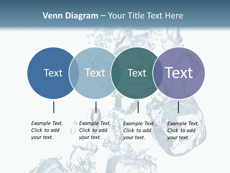 Pure Ice Particle PowerPoint Template