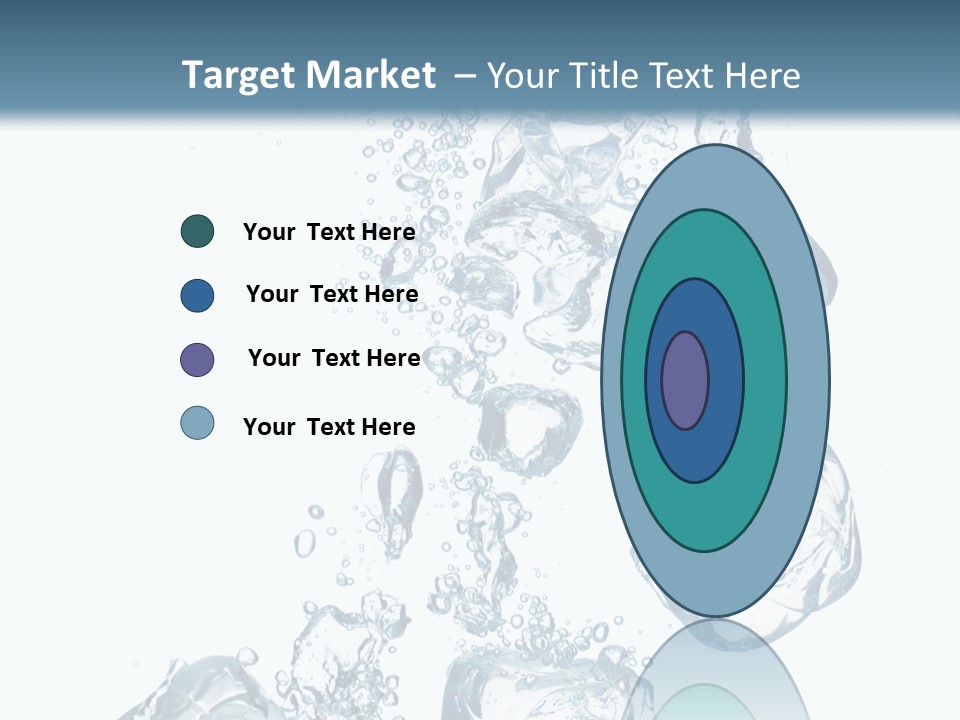 Pure Ice Particle PowerPoint Template