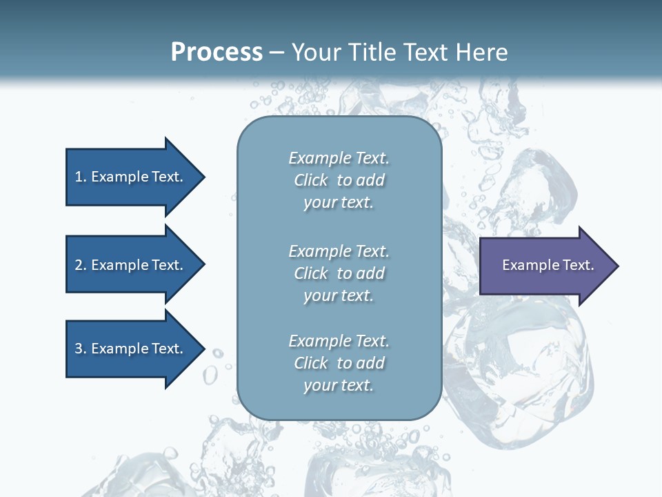 Pure Ice Particle PowerPoint Template