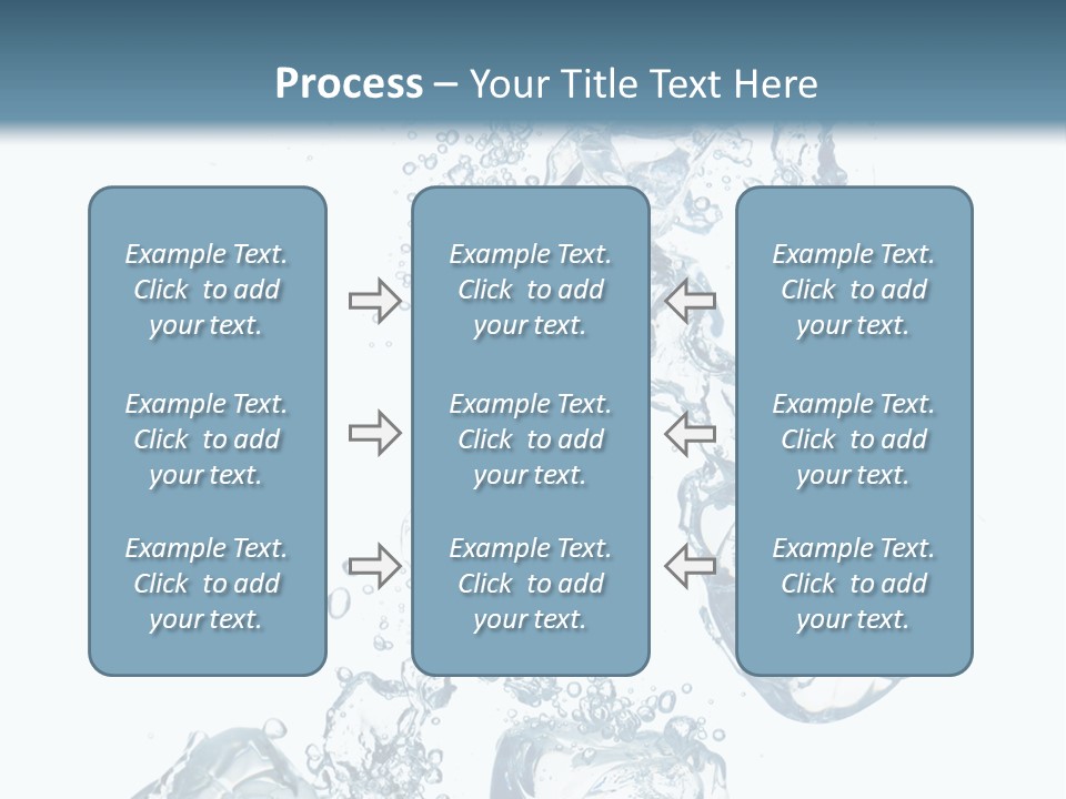 Pure Ice Particle PowerPoint Template